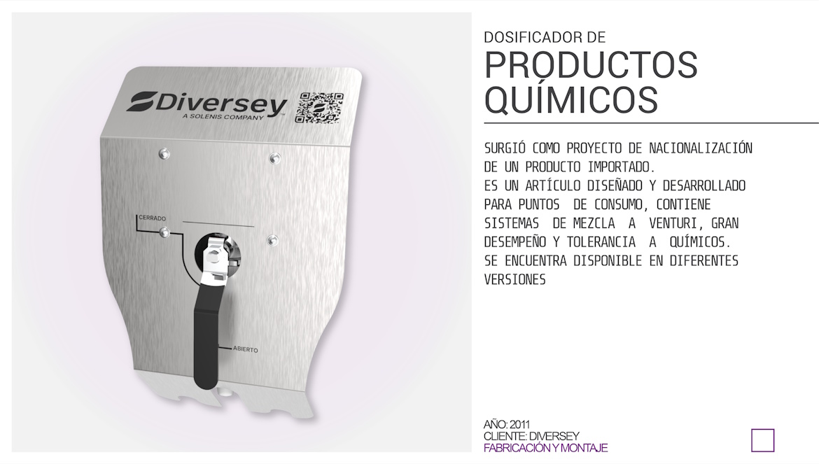 DOSIFICADOR DE PRODUCTOS QUÍMICOS